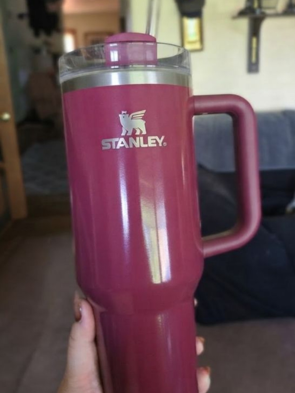 Stanley Cherry Mocha 40oz Quencher Tumbler